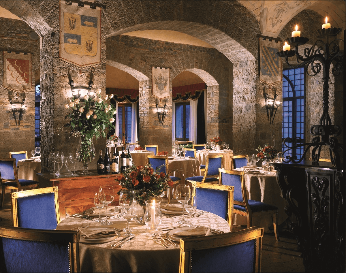 Il ristorante del Castello della Castelluccia
