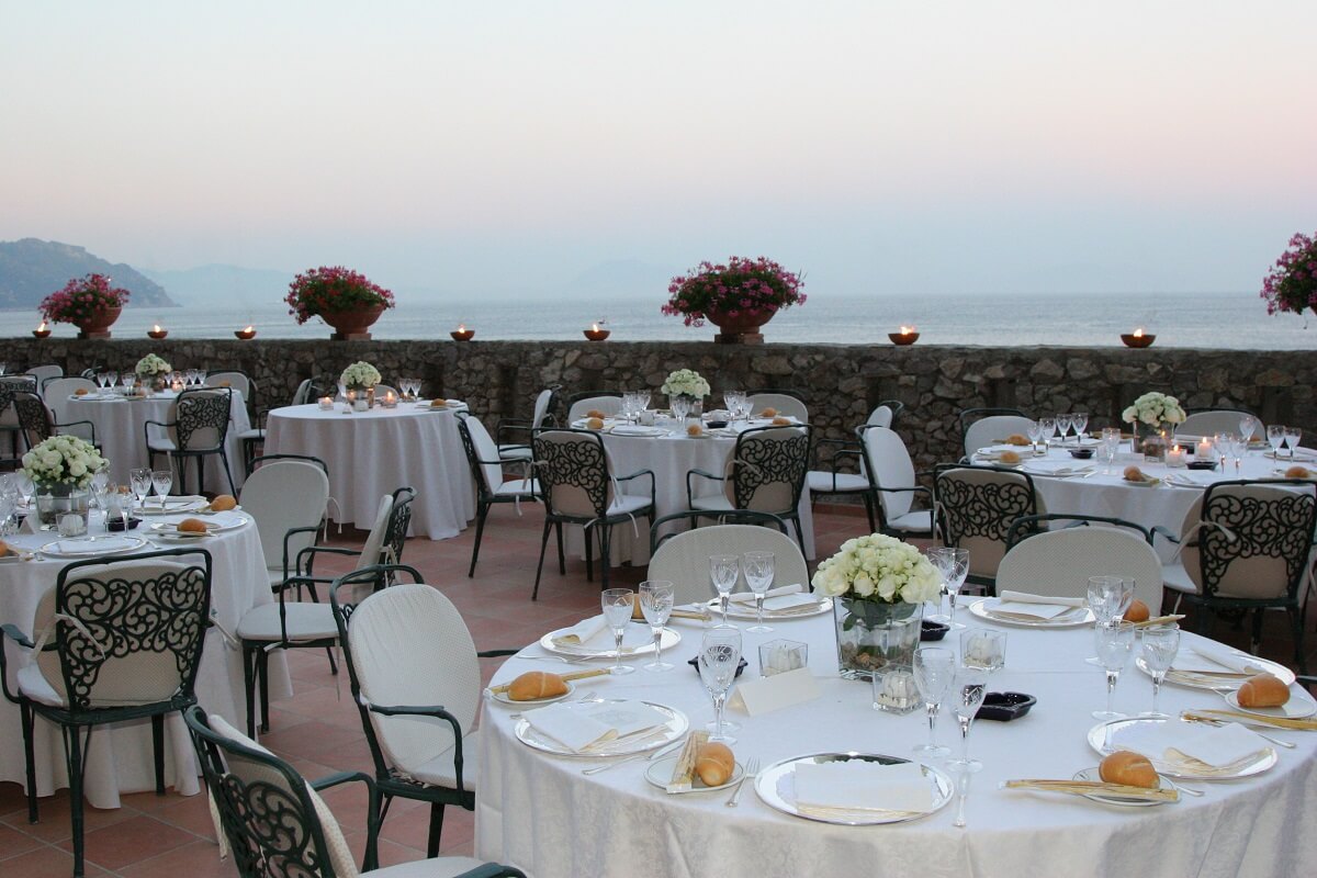 Il ristorante del Grand Hotel Il Saraceno