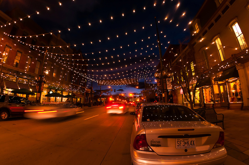 Beautiful Larimer Square at night Cool Guide to Denver
