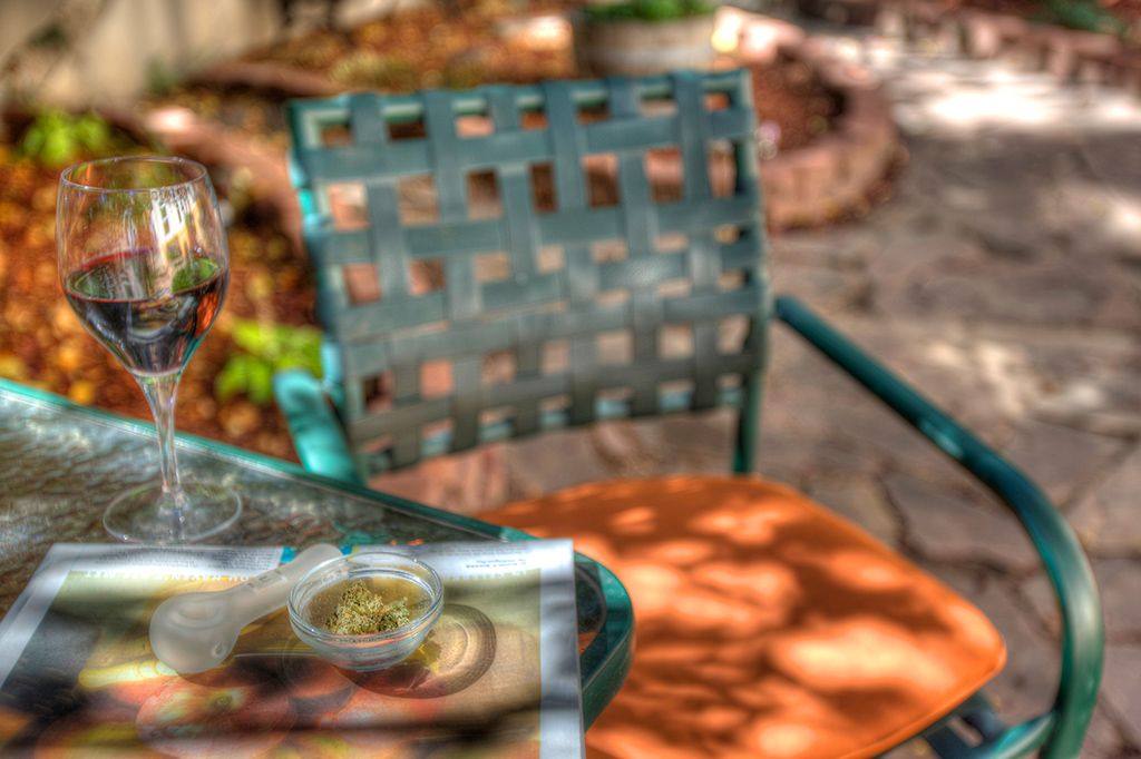 A bowl in the garden A bowl in the garden