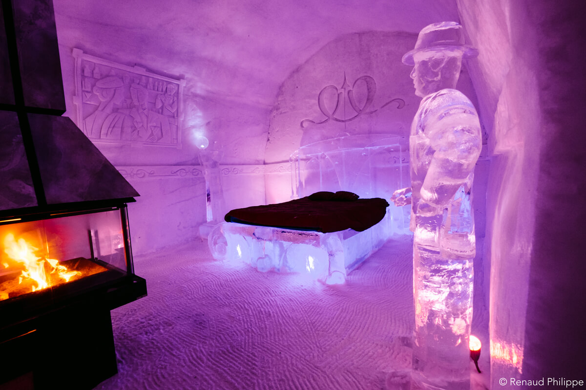 Romantic Date Ice Hotel Canada