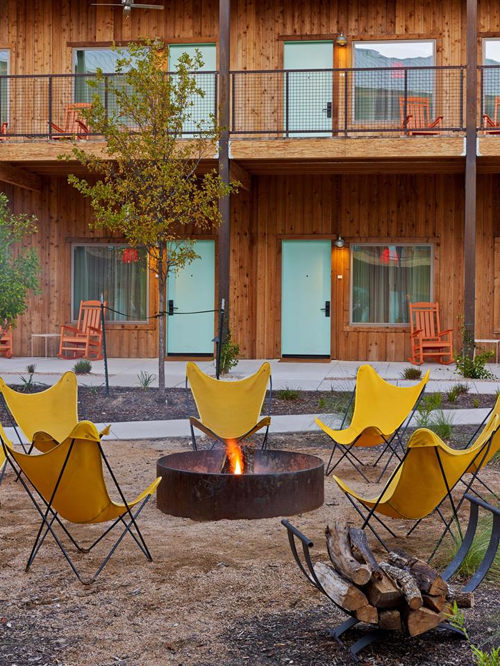 Lone Star Court Austin Hotels Firepit