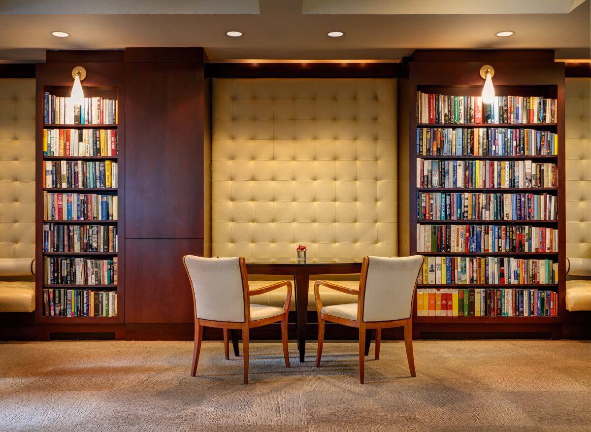 Hotels for book lovers Library Hotel New York