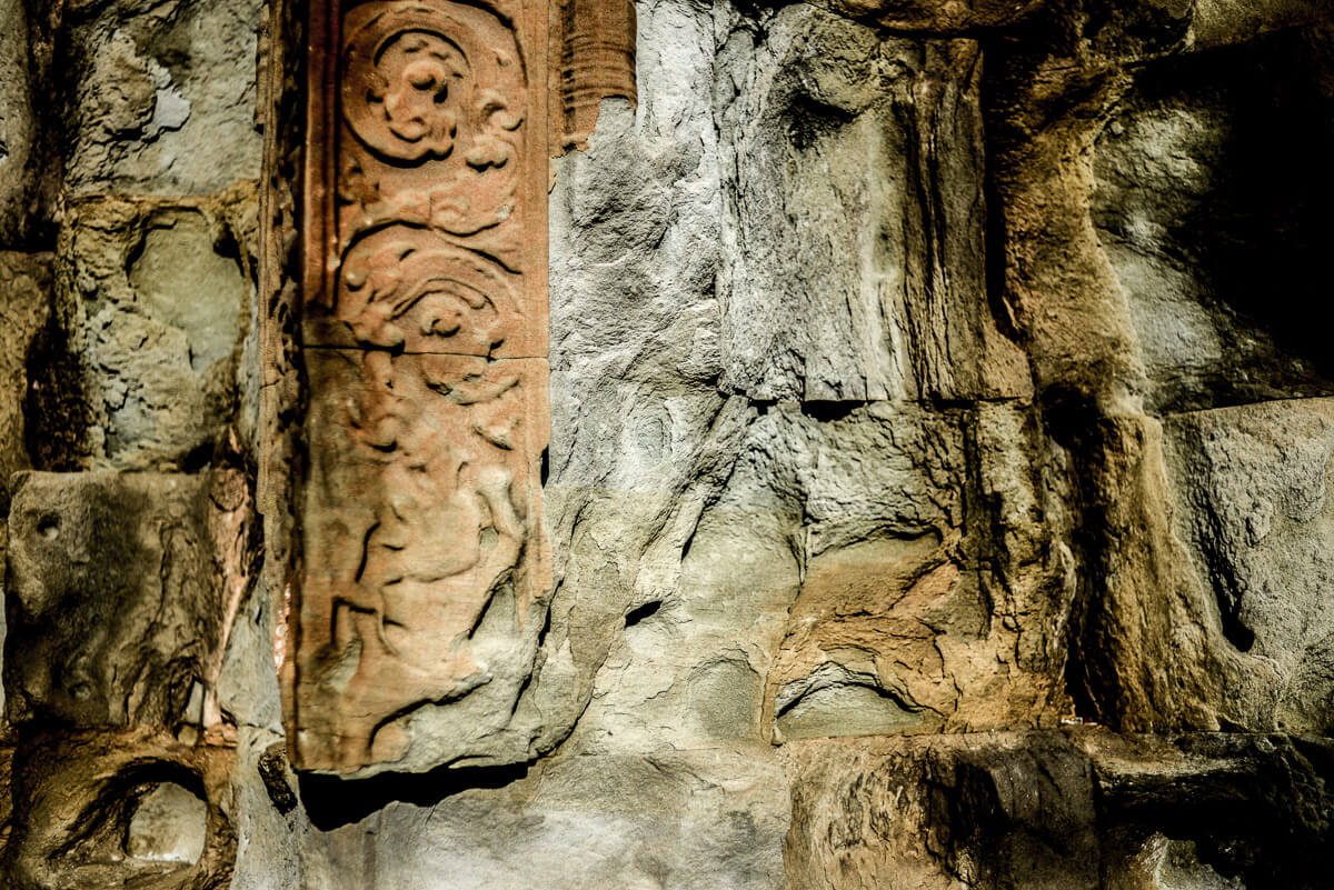 Cambodia carving detail ankor wat