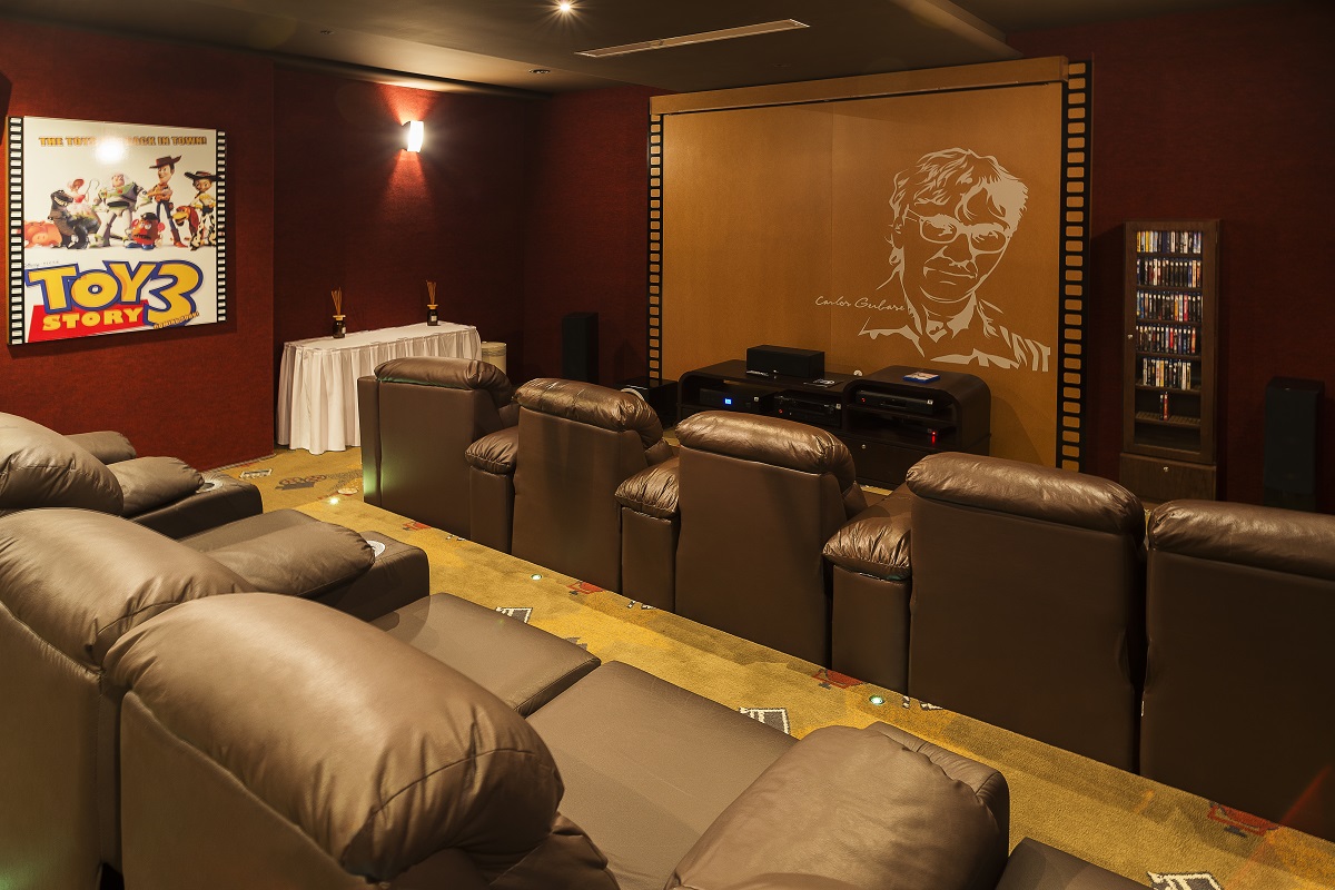 Sala de Cinema - hotel Siena Laghetto - Gramado
