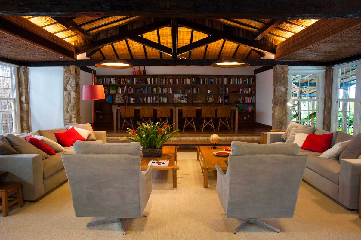 Sala de Leitura - Pousada Literária - Paraty