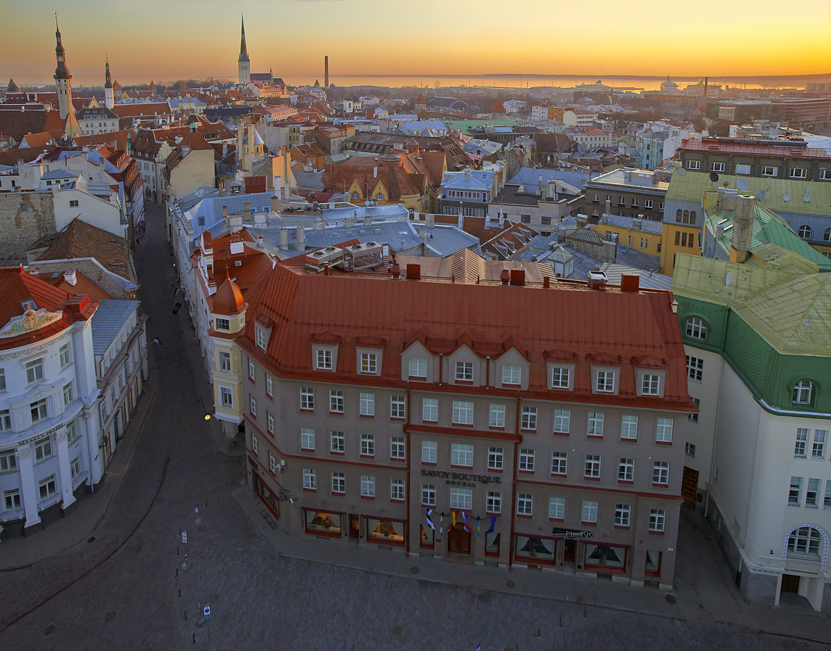 Historialliset hotellit ovat upeaa nähtävää katukuvassa.