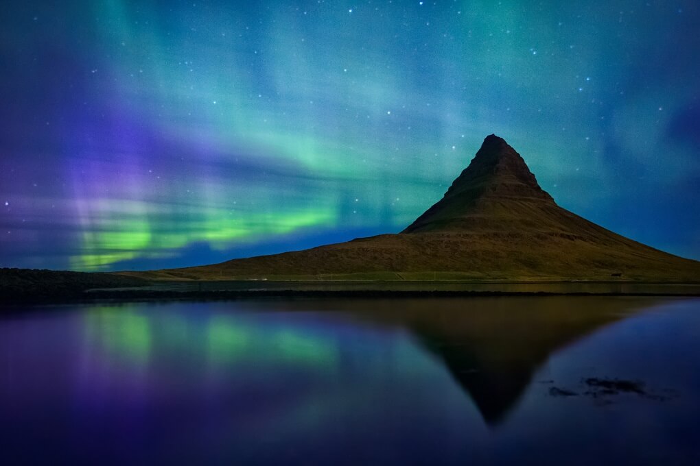 Aurore boréale en Islande Aurore Boréale à Myvatn en Islande