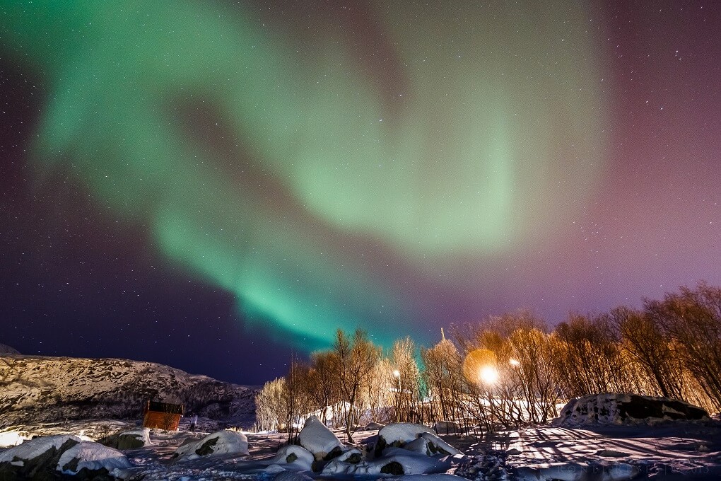 Aurore boréale en Norvège Aurore Boréale en Norvège à Tromso
