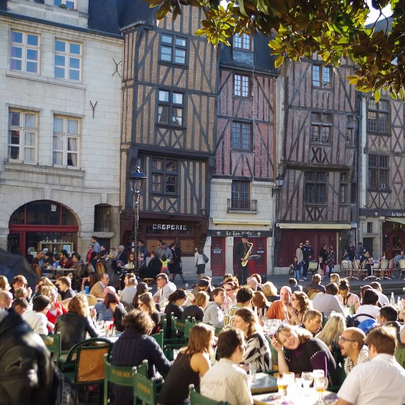 Tours Place Plumereau - Tours - Loire