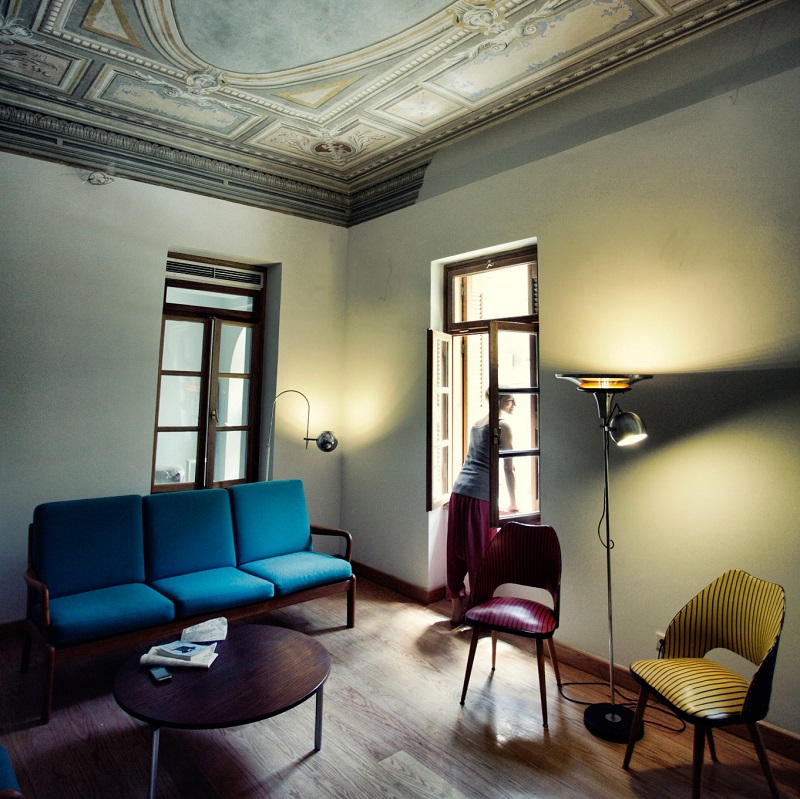 Salle commune du City Circus Athens Hostel Salle commune du City Circus Athens Hostel