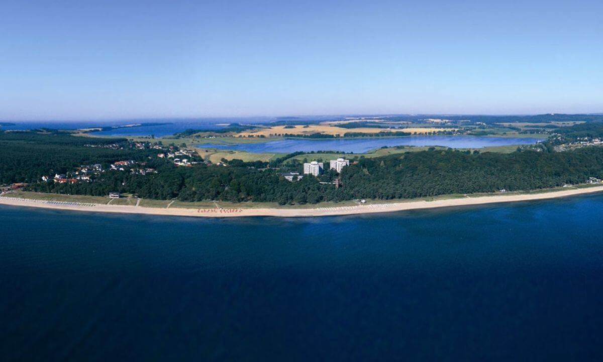 Hotel Cliff Rügen Luftaufnahme