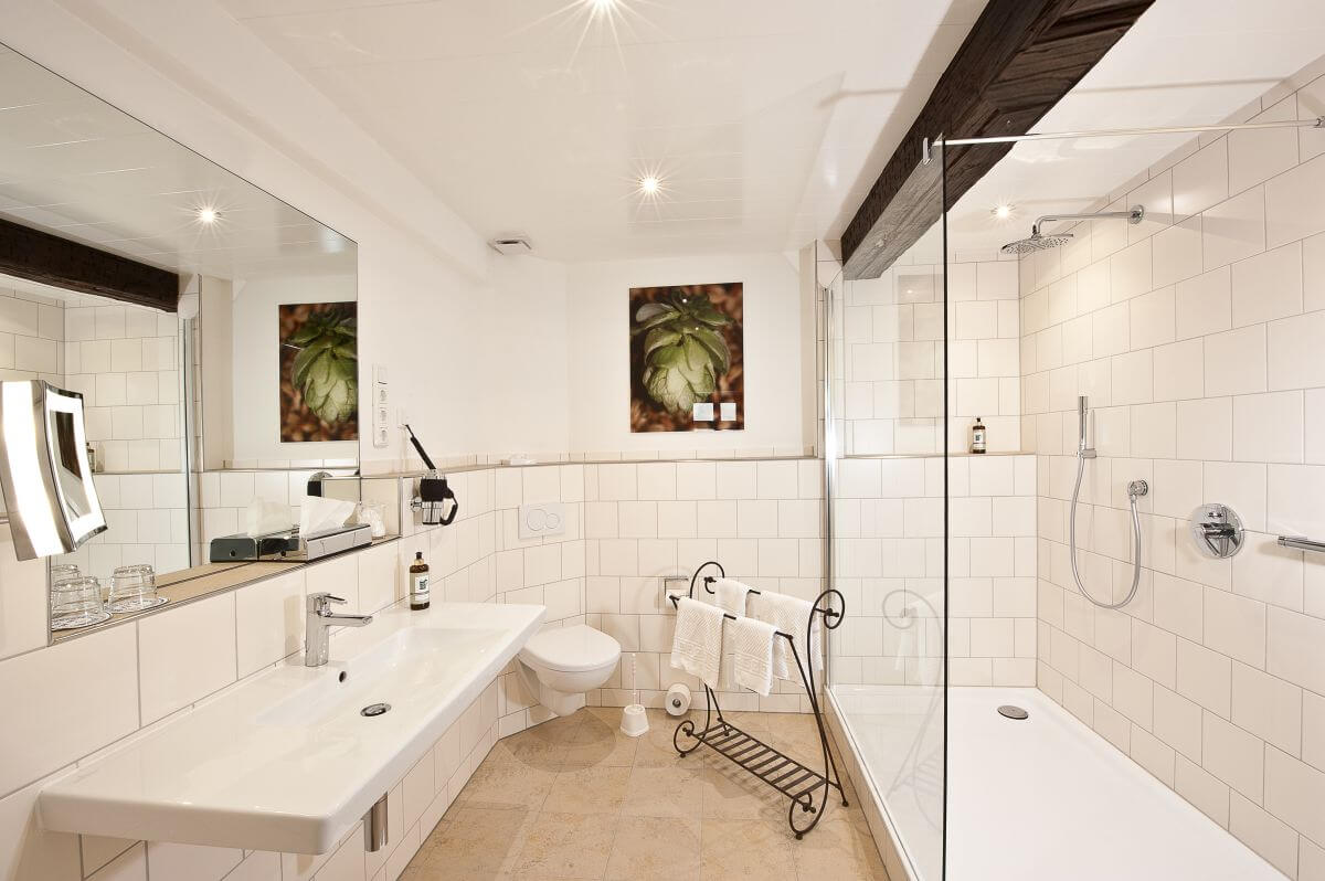 Flair Plus Badezimmer im Bierhotel