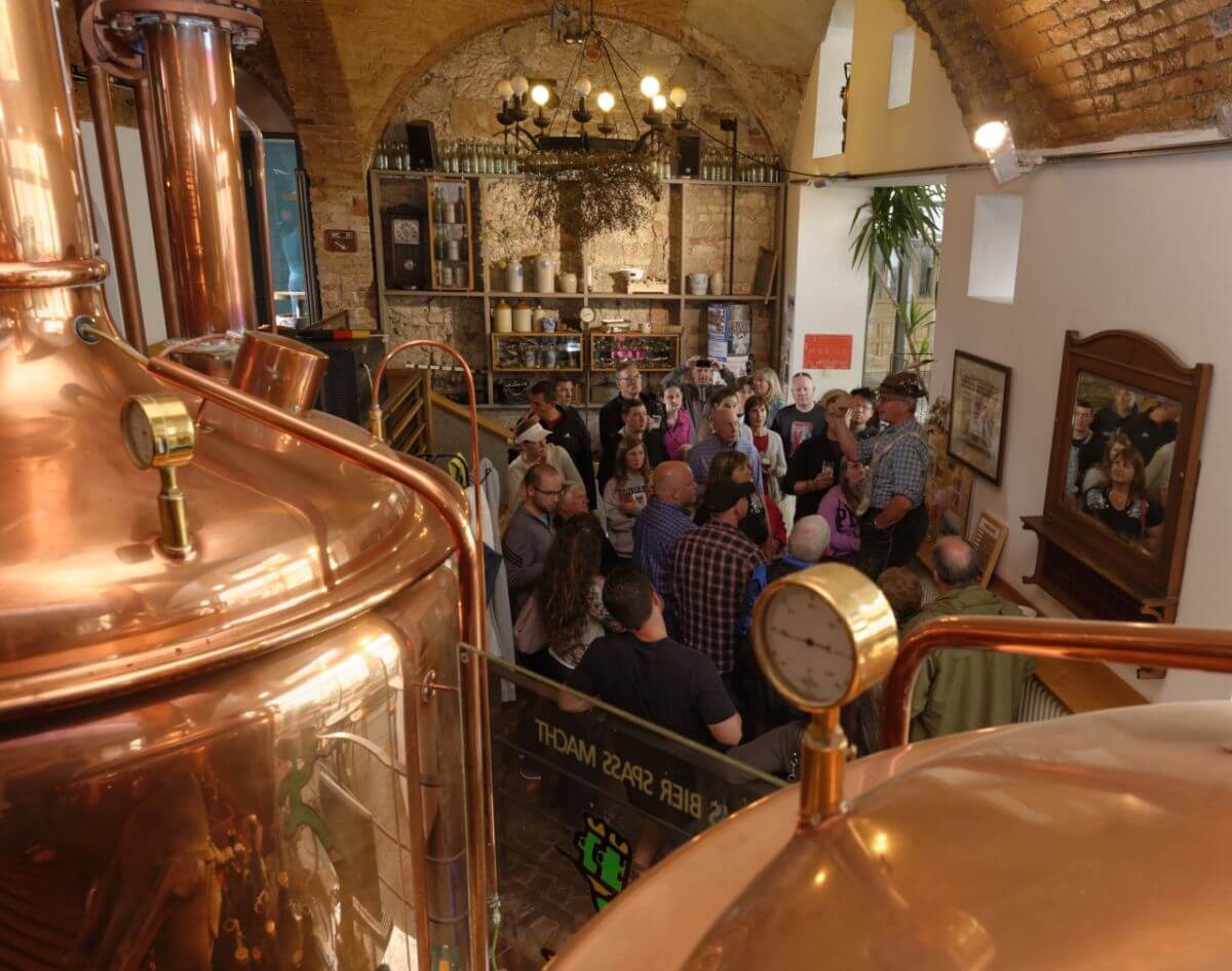 Bierhotel Griesbräu Brauereiführung