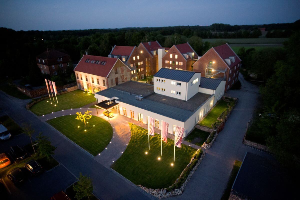 Luftbild Landhotel Beverland