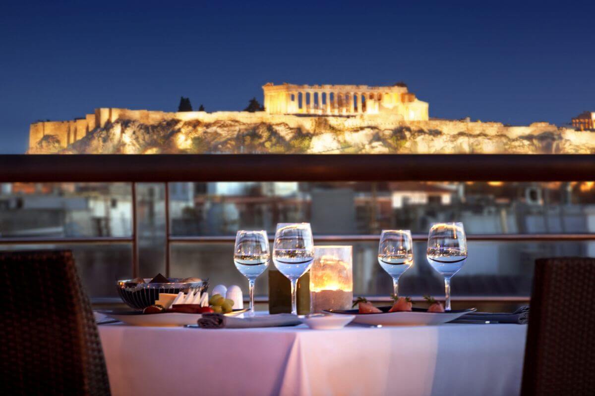 Ausblick Akropolis Athen