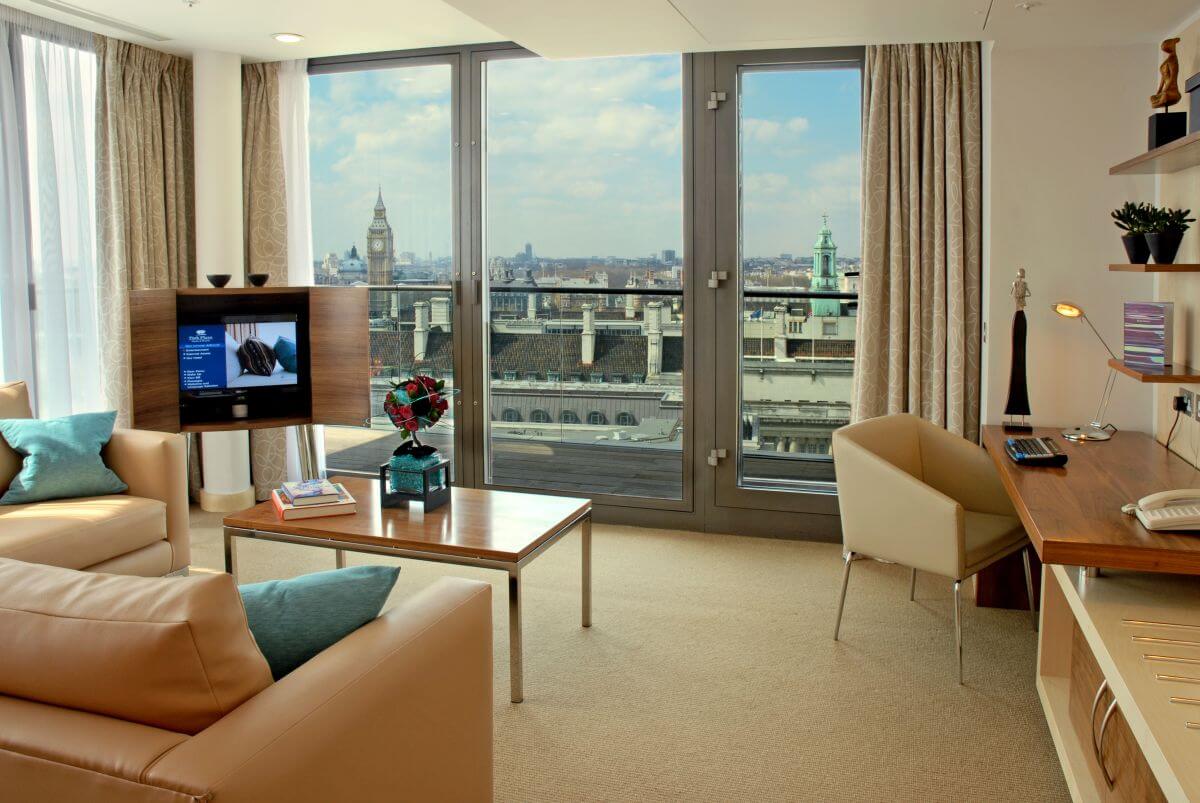 Hotel mit Blick auf Big Ben