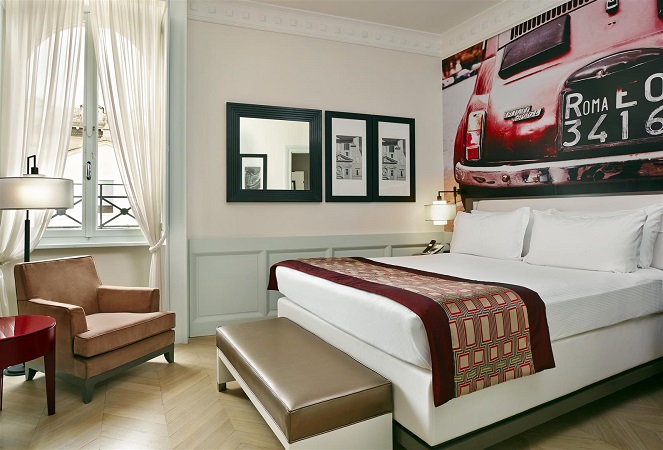 L'hotel Indigo a Roma