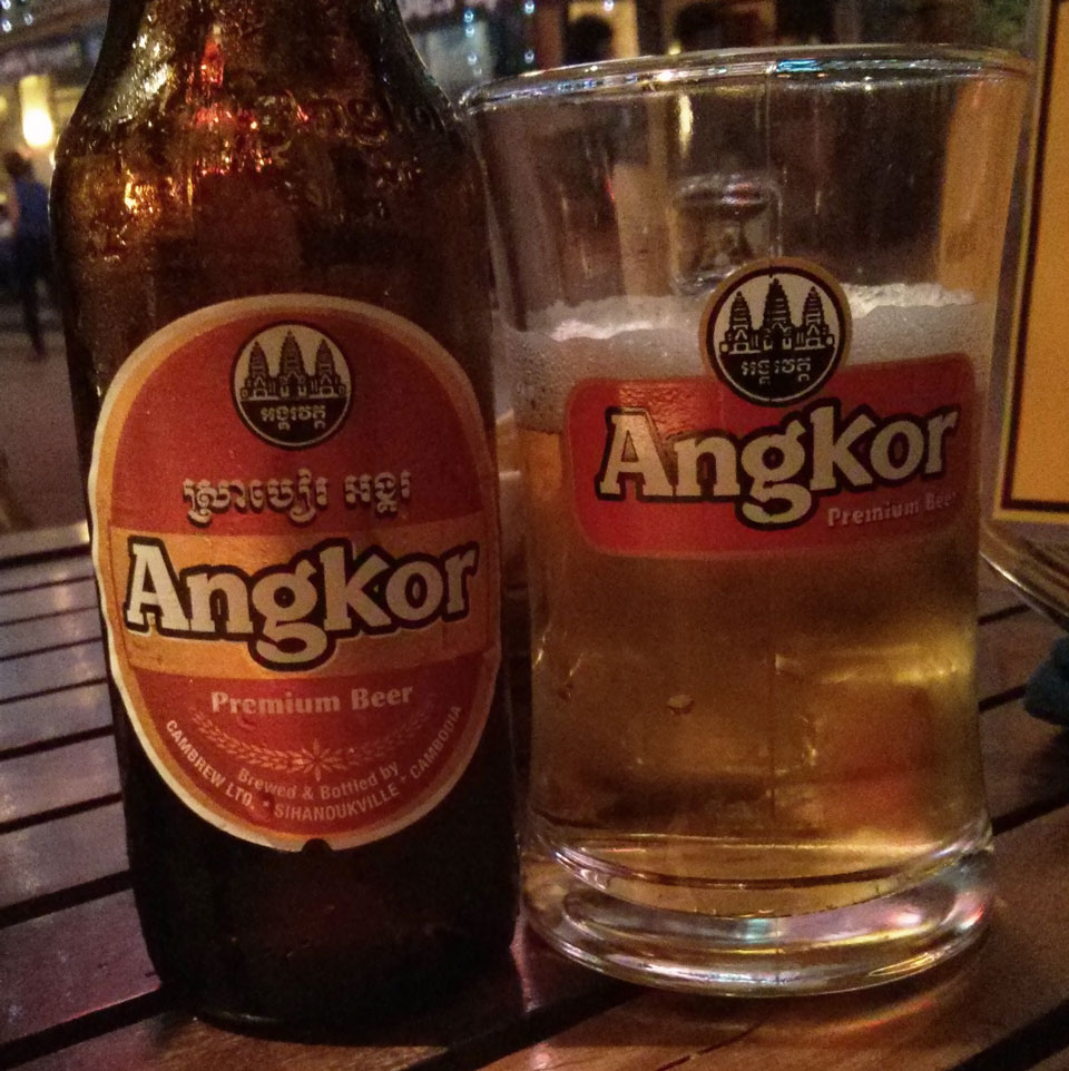 La birra Angkor - il gusto della Cambogia