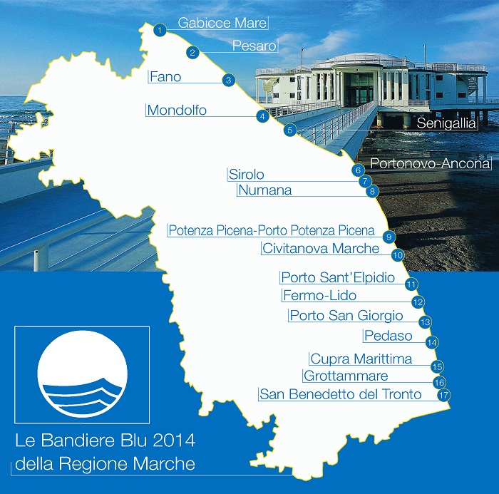 Bandiere Blu 2014 delle Marche
