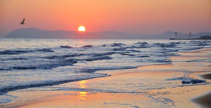 La spiaggia di Riccione