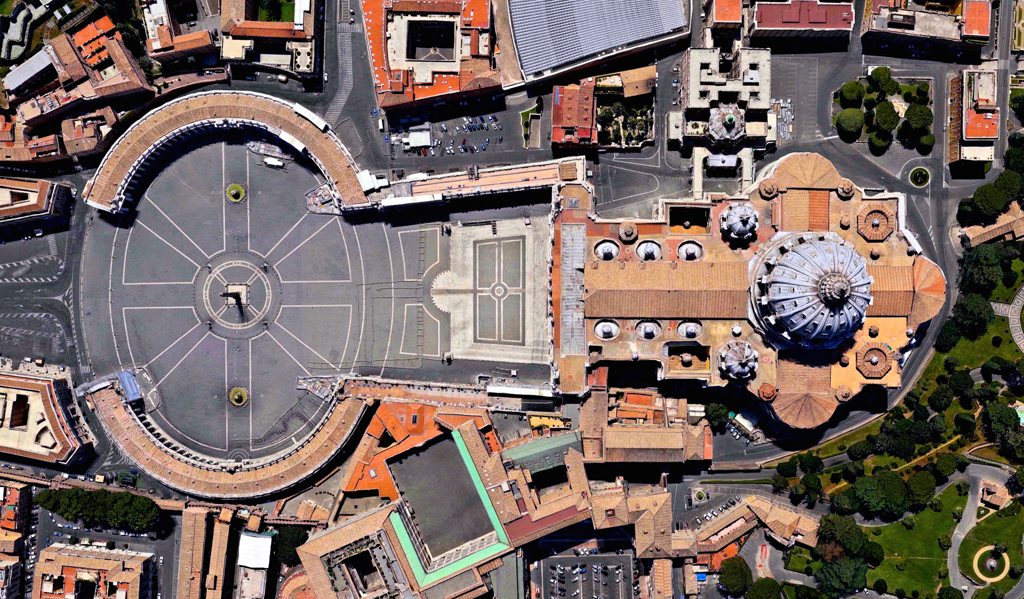 Basilica di San Pietro in Vaticano - 41°54′8″N 12°27′12″E