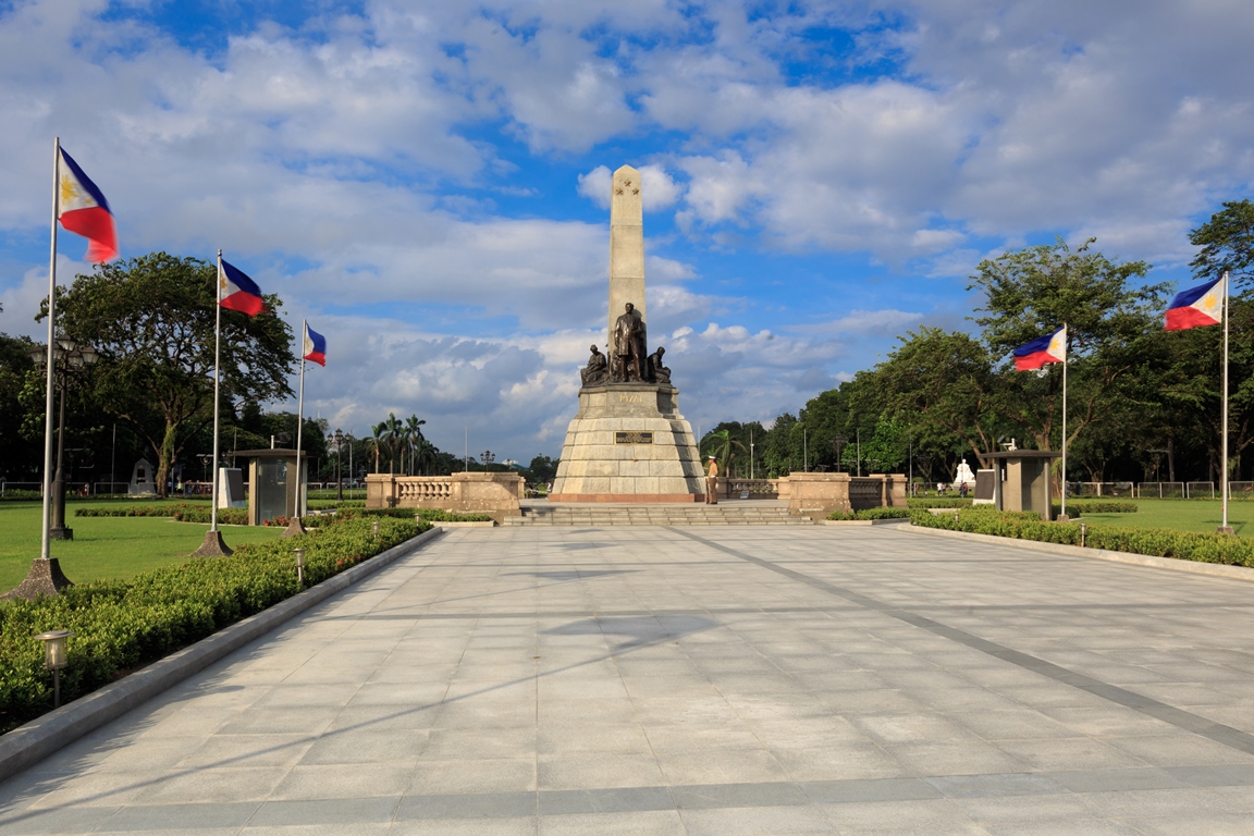 Il monumento in onore di Josè Rizal al Rizal Park - @Marc Go
