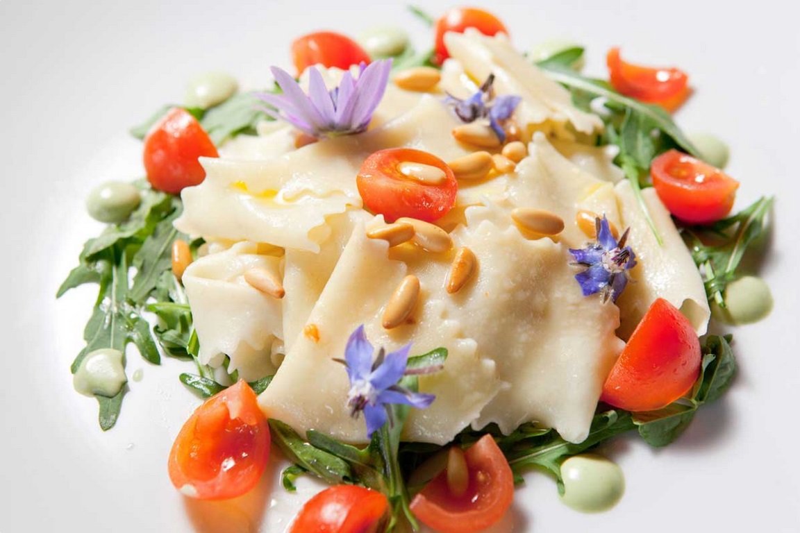 Uno dei piatti del ristorante del Tenuta San Pietro
