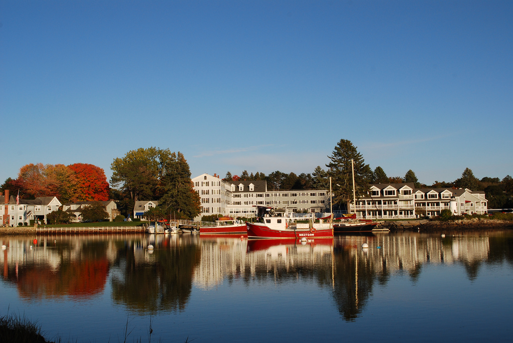 A perfect fall Kennebunkport day at the Nonantum Maine Resort on the water