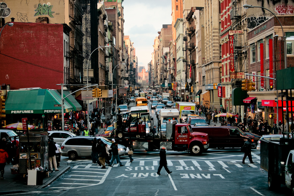 Meander the busy streets Things to do solo NYC
