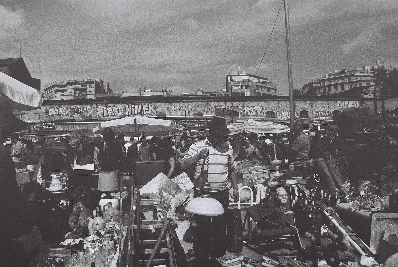 Find junk and foibles at the mercat Barcelona Mercat del Encants Market