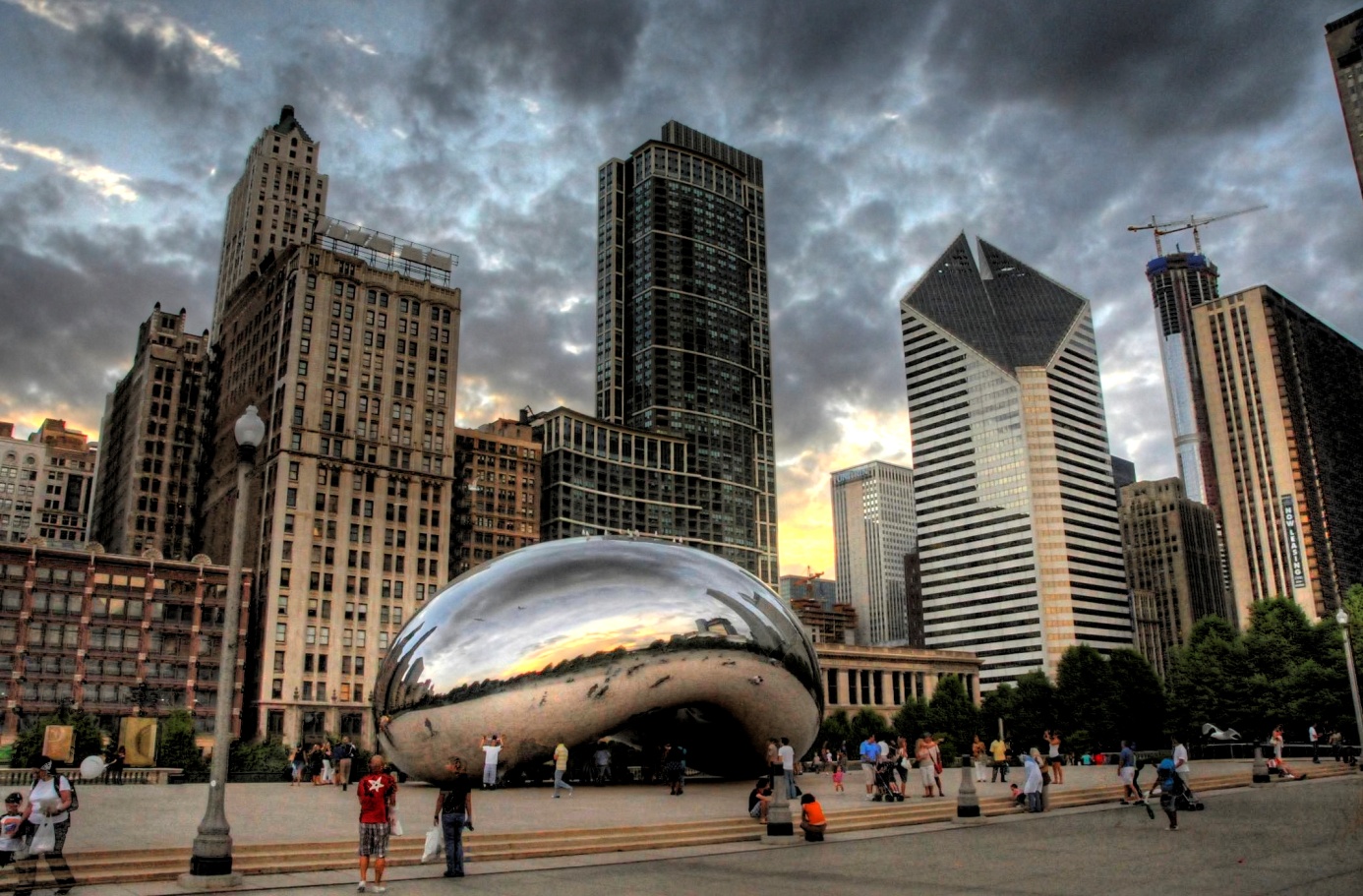 Chicago's iconic “bean” Chicago's iconic “bean”