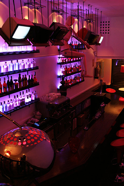 The cool decor of the uber cool Pepino Bar Pepino Barcelona