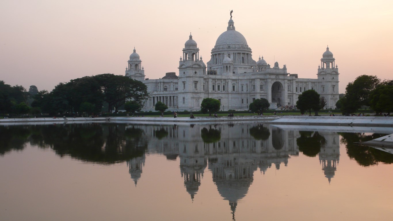vuelta al mundo en 80 días Victoria Memorial de Calcuta en Bengala Occidental, India
