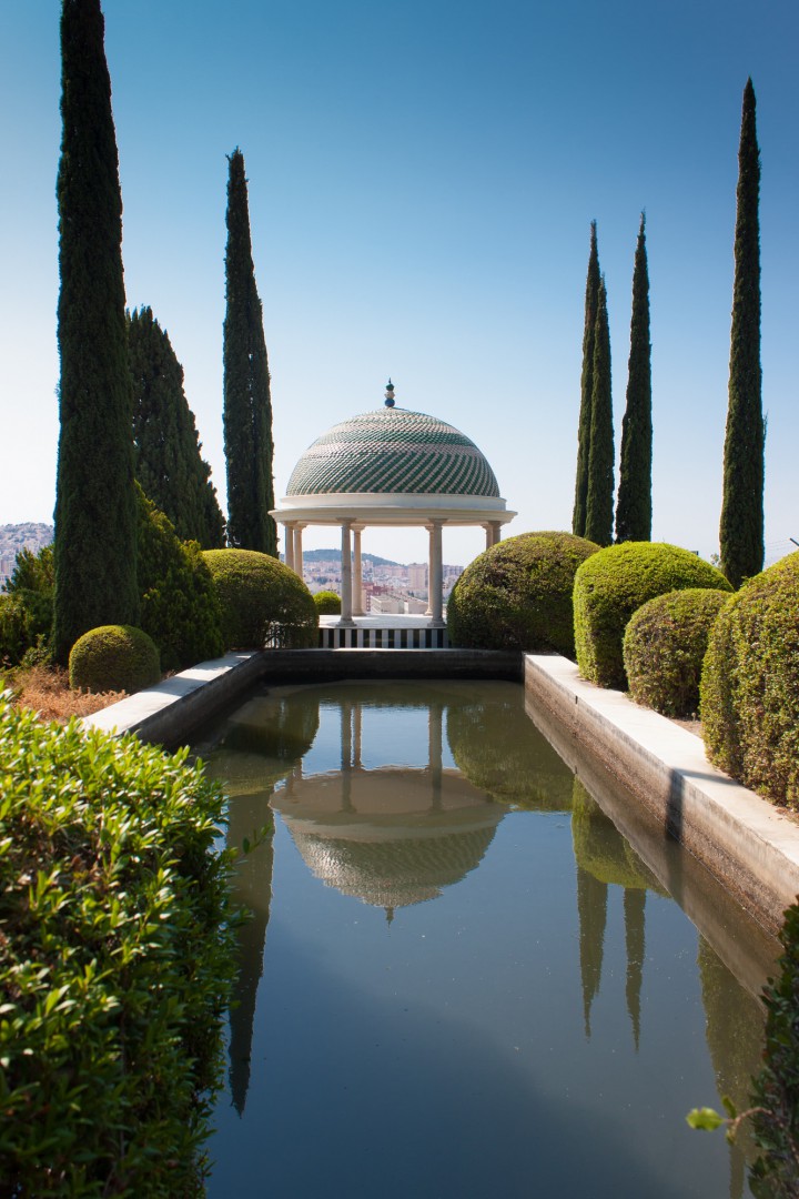 Mirador del Jardín Botánico de Málaga.