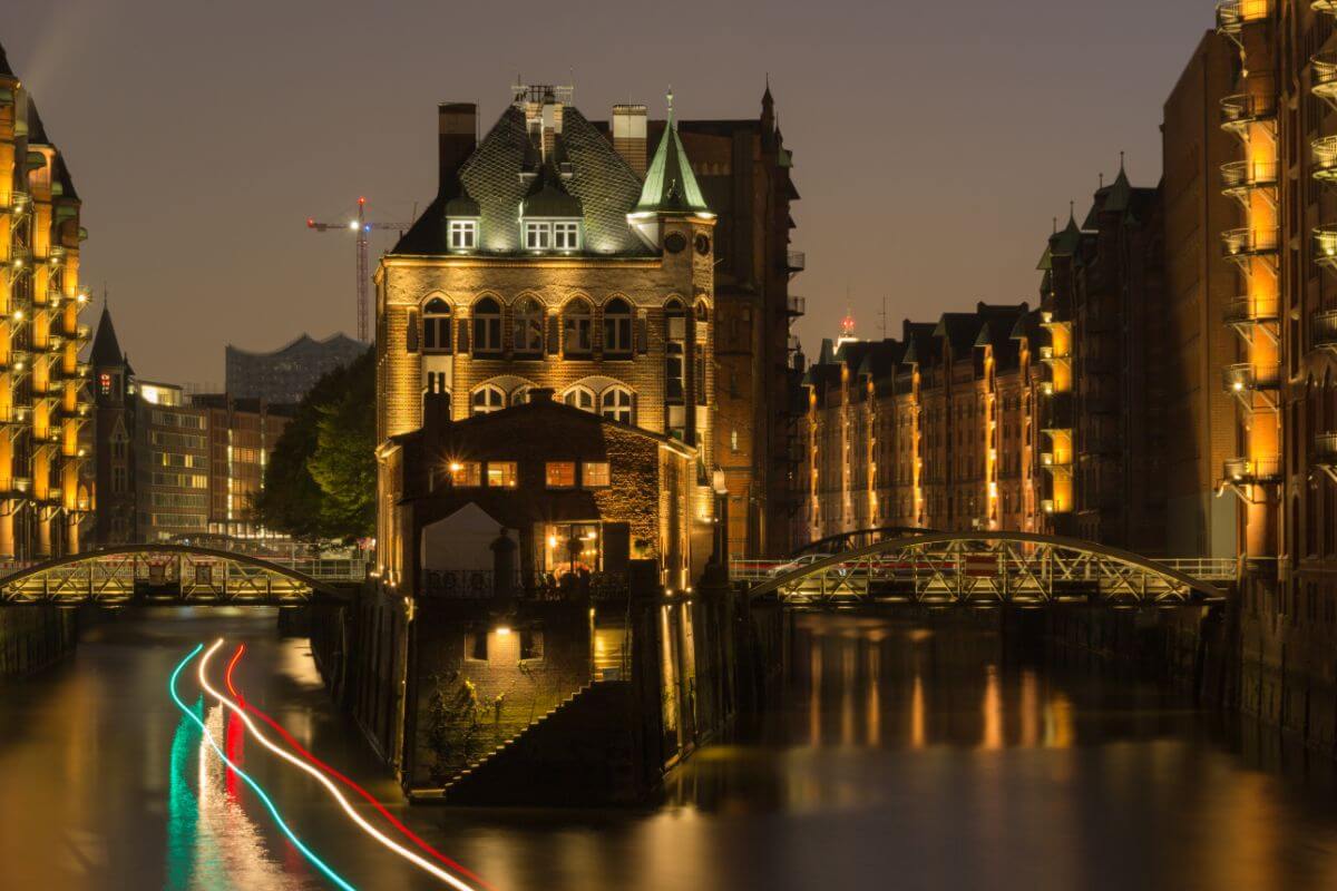 The Speicherstadt in Hamburg, Germany