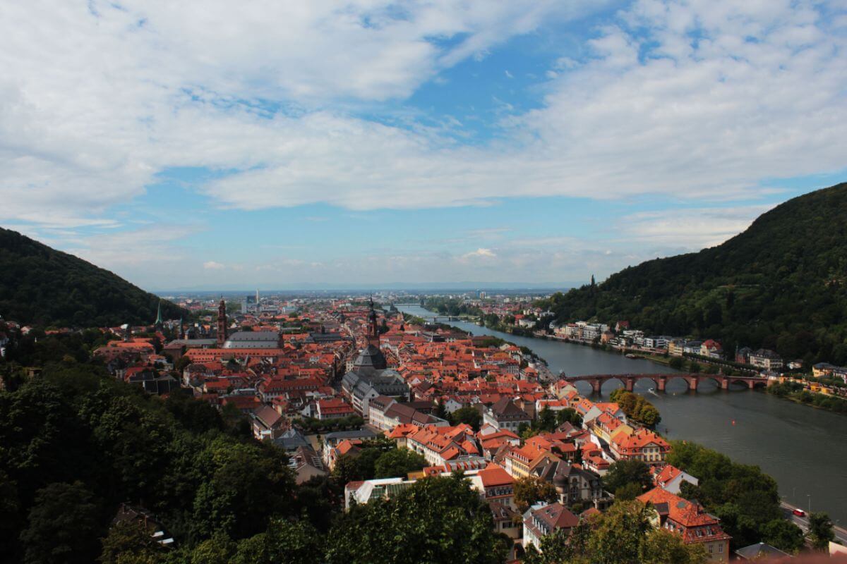 The romantic historical city, Heidelberg, Germany