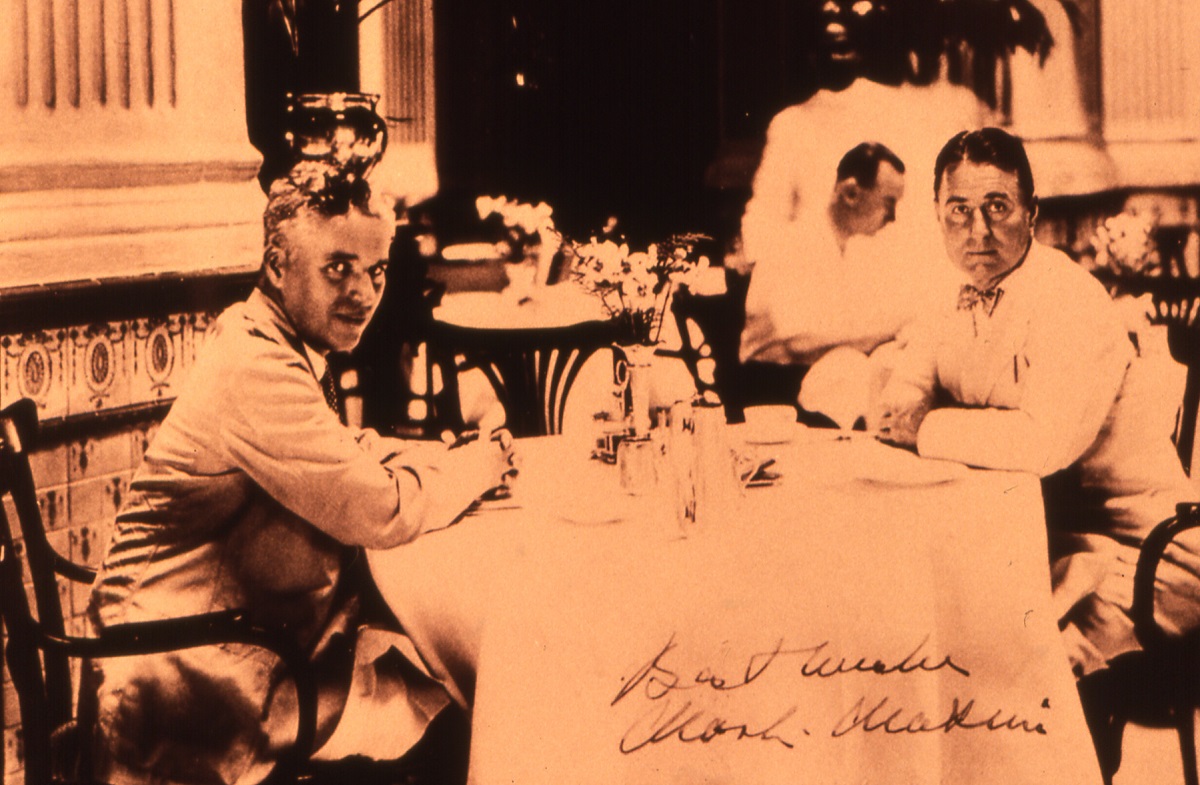 Charlie Chaplin & his brother Syd