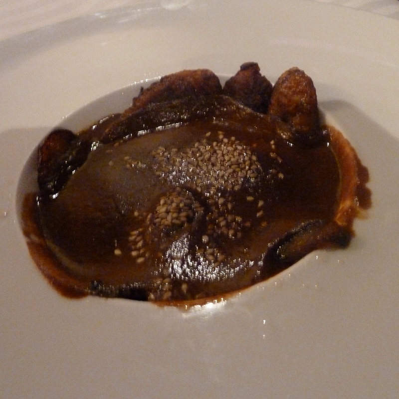 Dessert Guatemaltèque molé de platano