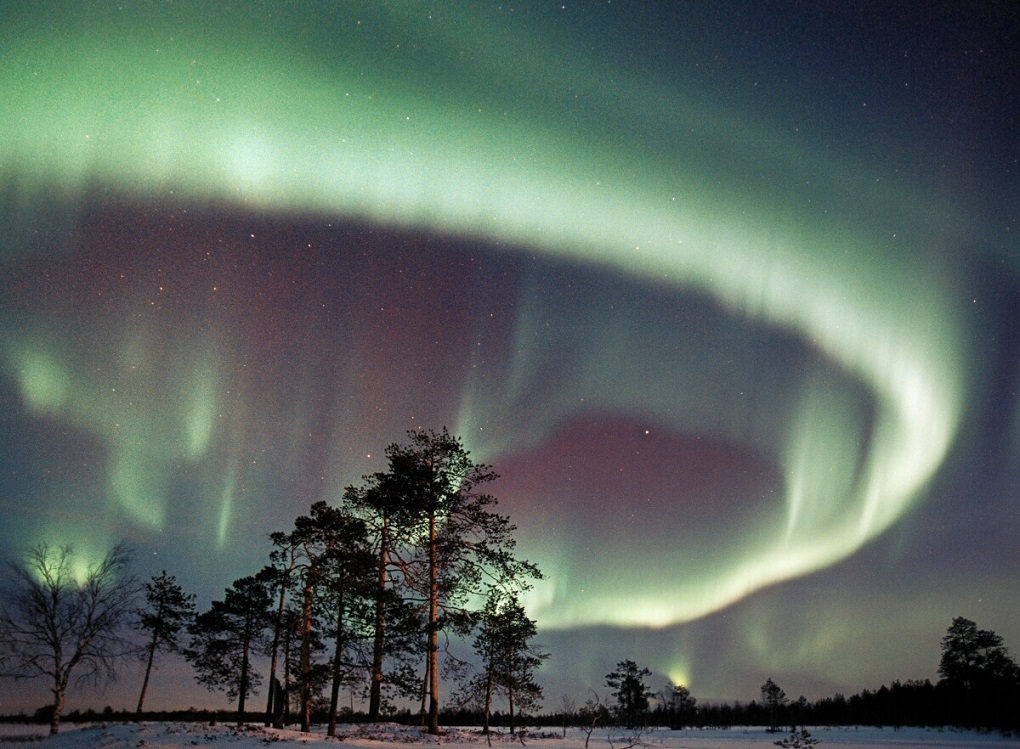 Aurore boréale en Laponie Aurore Boréale en Laponie Finlandaise