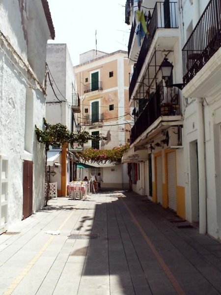 Ibiza-Stadt Die schmalen Gassen von Ibiza-Stadt