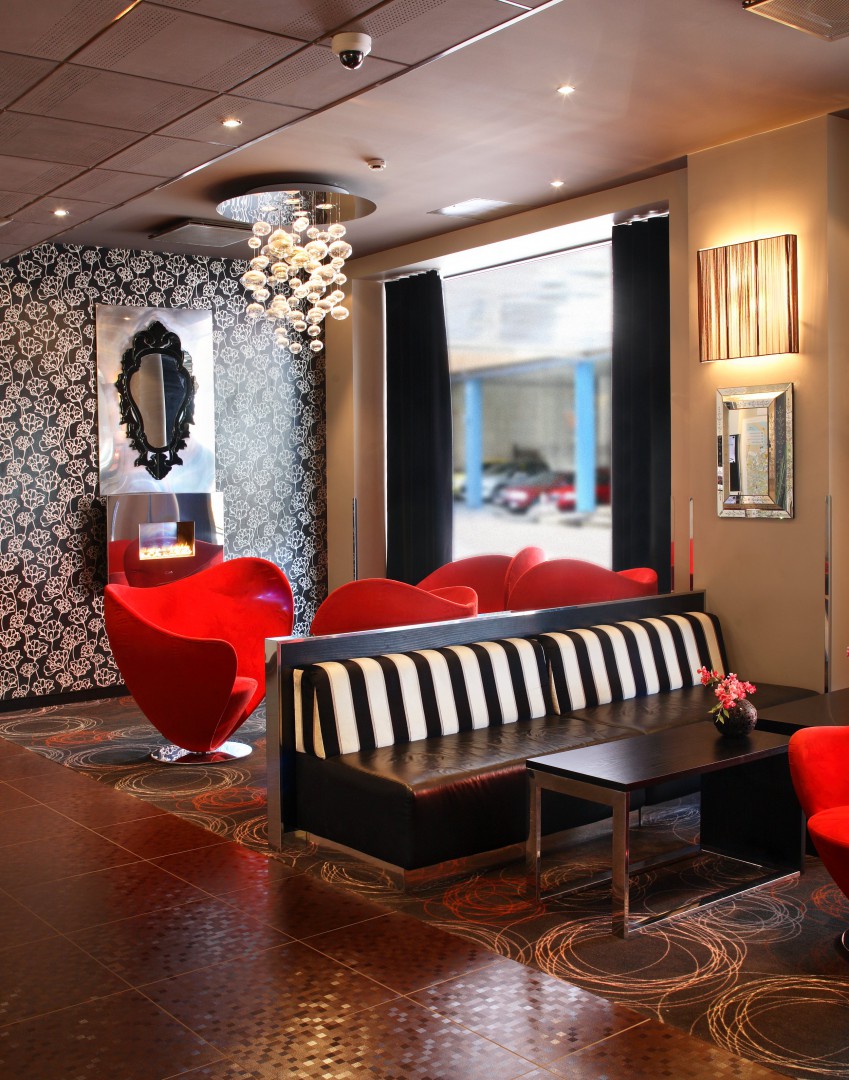 Die moderne Hotel Lobby