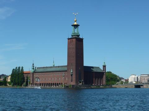 5257634_l Das Rathaus „stadshus“ von Stockholm