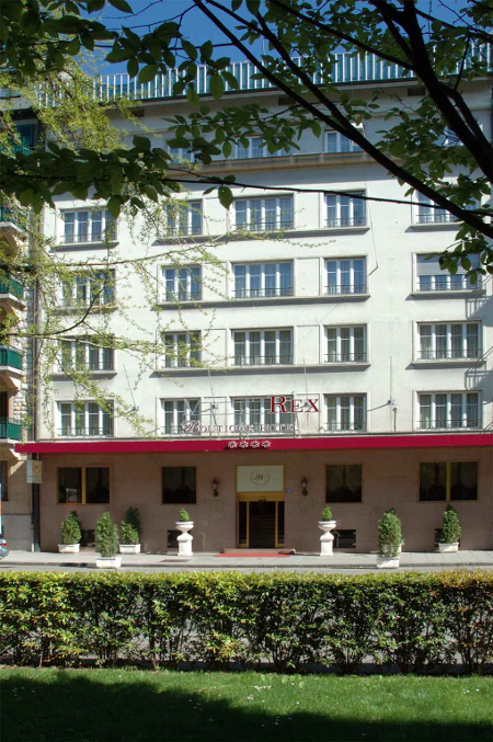 rex_facade Blick auf das Hotel