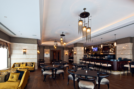 Im Restaurant Turkuaz werden nationale und internationale Gerichte serviert