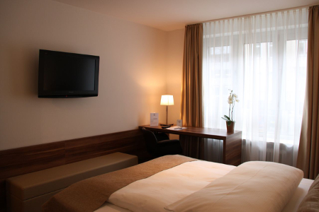 Blick in eines der Zimmer des Vi Vadi Hotels.