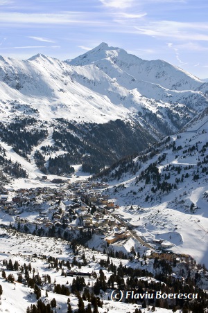 Obertauern in Österreich.