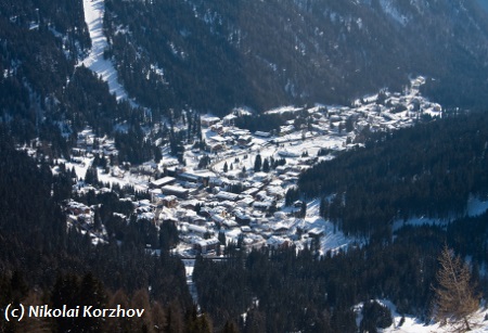 Madonna di Campiglio in Italien.