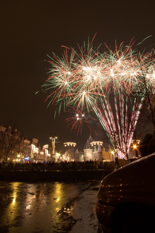 Silvester in Amsterdam Niederlande Holland