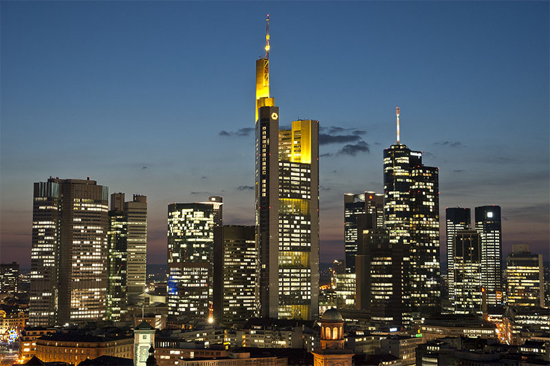 Frankfurt bei Nacht